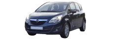 Замена передних тормозных колодок Opel Meriva